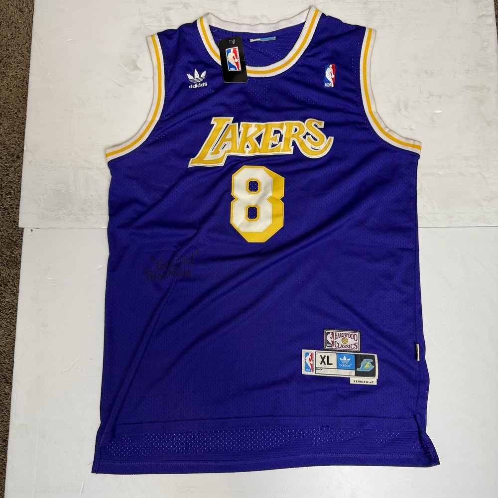 Vintage‎ Kobe Bryant #8 Los Angeles Lakers Adidas NBA Jersey Purple Men's